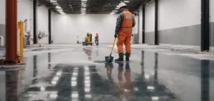 Hallenboden polieren lassen